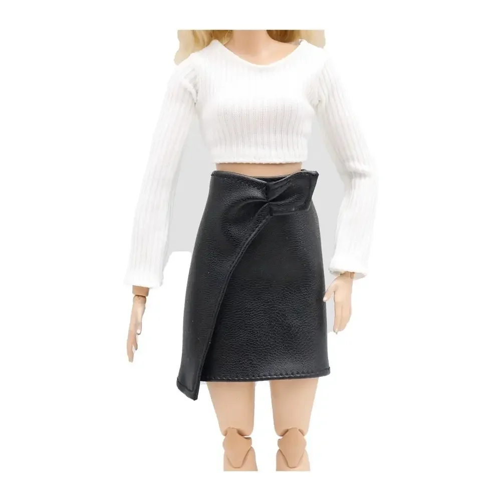 Ropa para muñeca – Falda y pantalón vaquero informal estilo denim - imagen 3