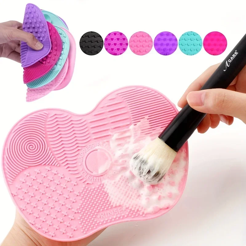 vvocci limpiador de brochas de maquillaje con almohadilla de silicona