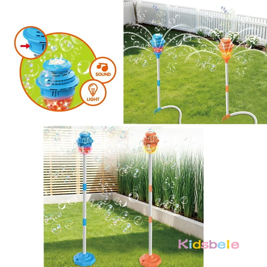 Máquina de burbujas automática con luces LED para niños - imagen 3