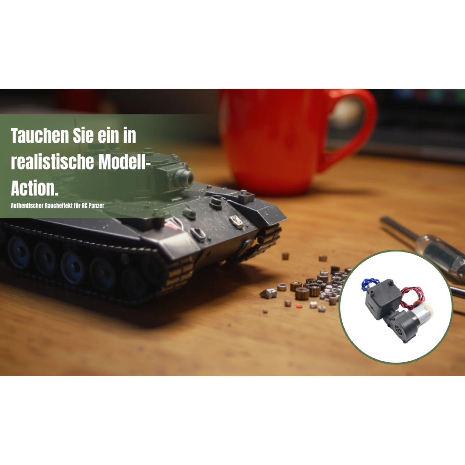 Proceso de instalación en el tanque RC
