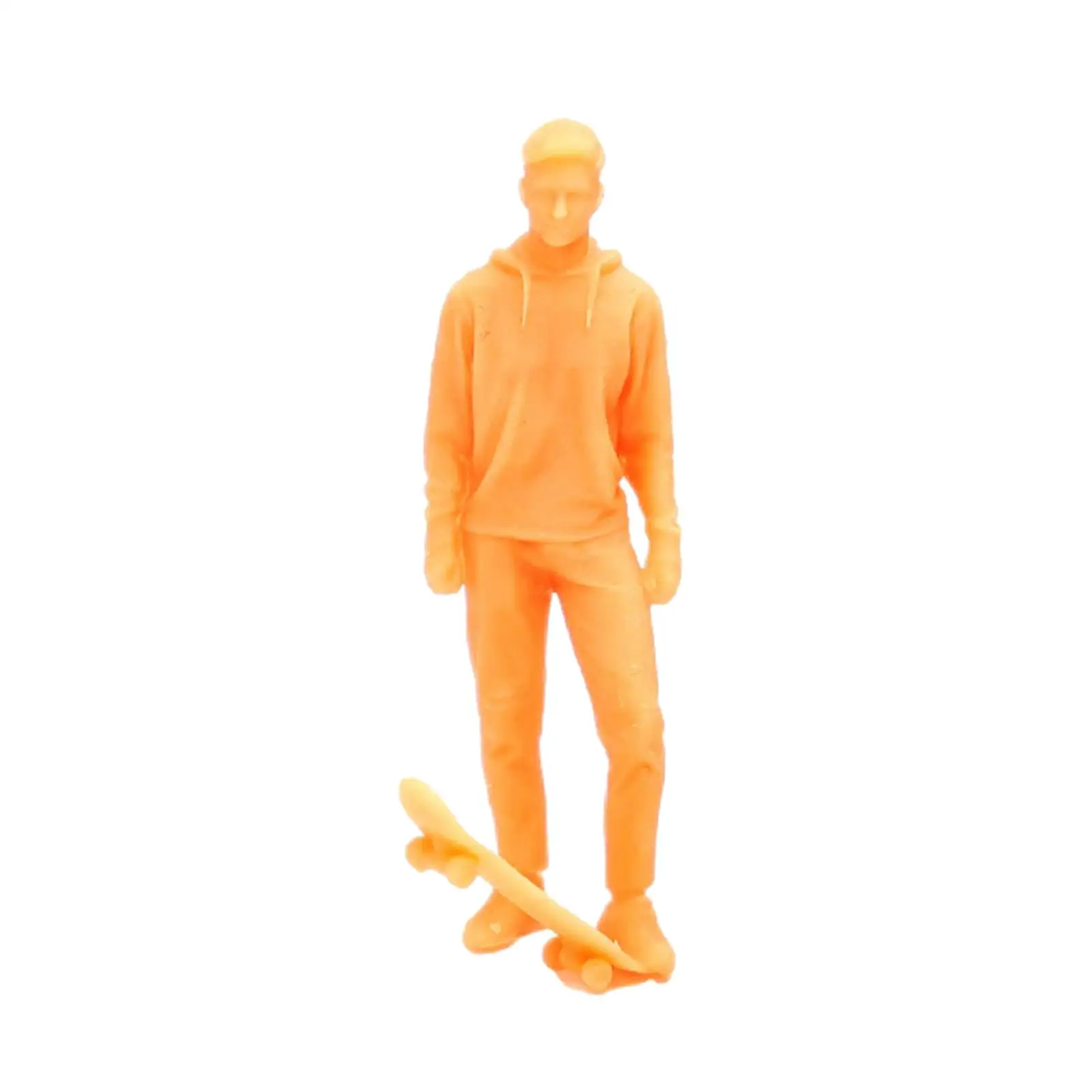 1/64 Scale Figures for Miniature Scenes, Tiny People Resin Models for Diorama and Garden