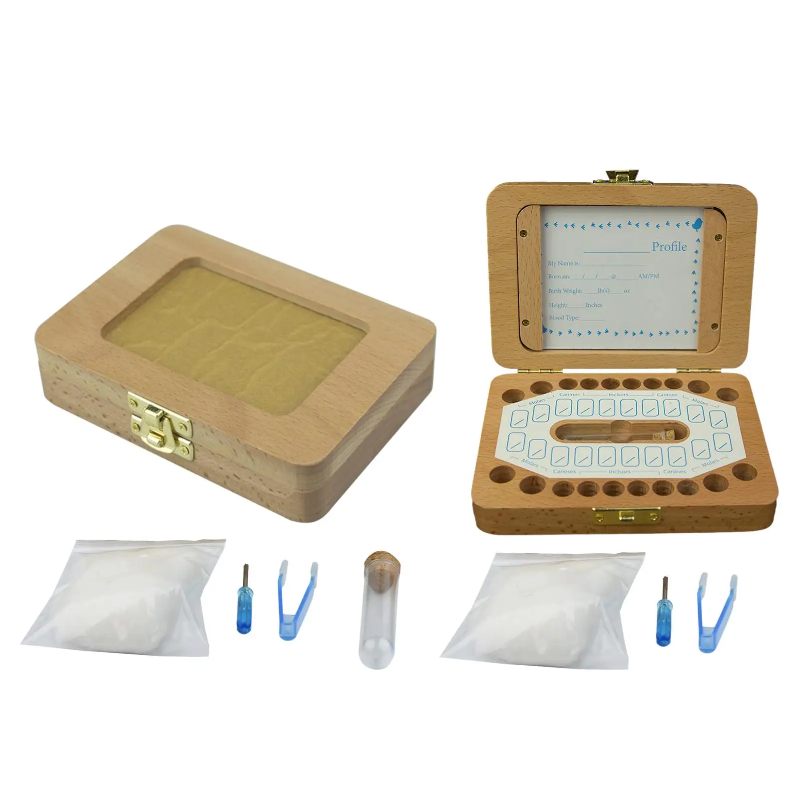 Caja para dientes de leche con marco fotográfico recuerdo - imagen 3
