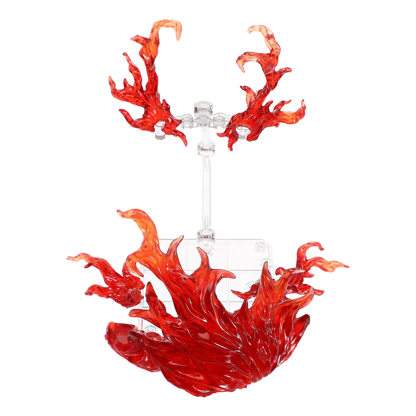 Soporte transparente para figuras de acción con efecto fuego - imagen 3