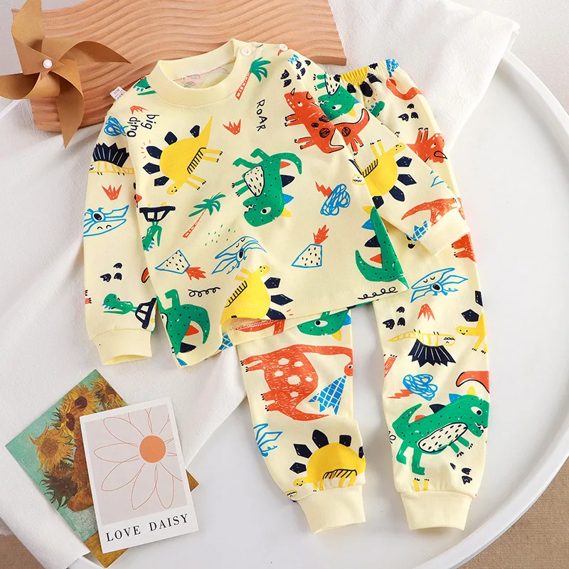 Conjunto algodón infantil con dibujos animados para otoño - imagen 4