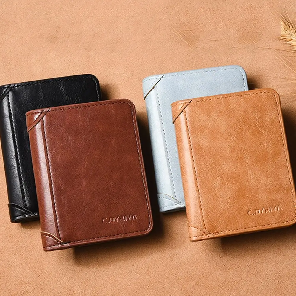 Cartera plegable de PU con tarjetero y monedero para viaje - imagen 4