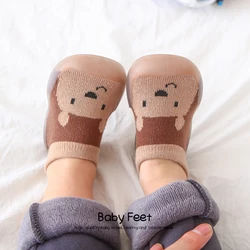 Zapatos antideslizantes Animal bebé – Goma suave, primer andador otoño