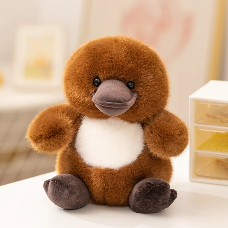 Peluche de ornitorrinco esponjoso estilo tierno, pato suave