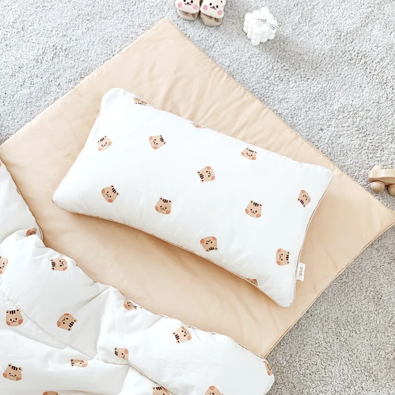 Funda de almohada transpirable de algodón para bebé – dibujos infantiles - imagen 4