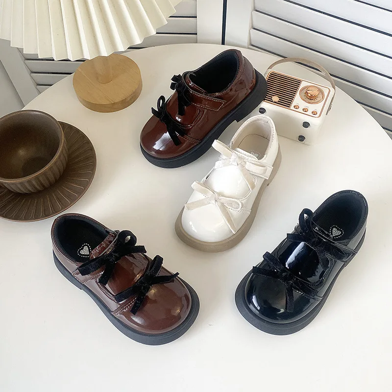 Zapatos de cuero para niña otoño antideslizantes cómodos - imagen 5