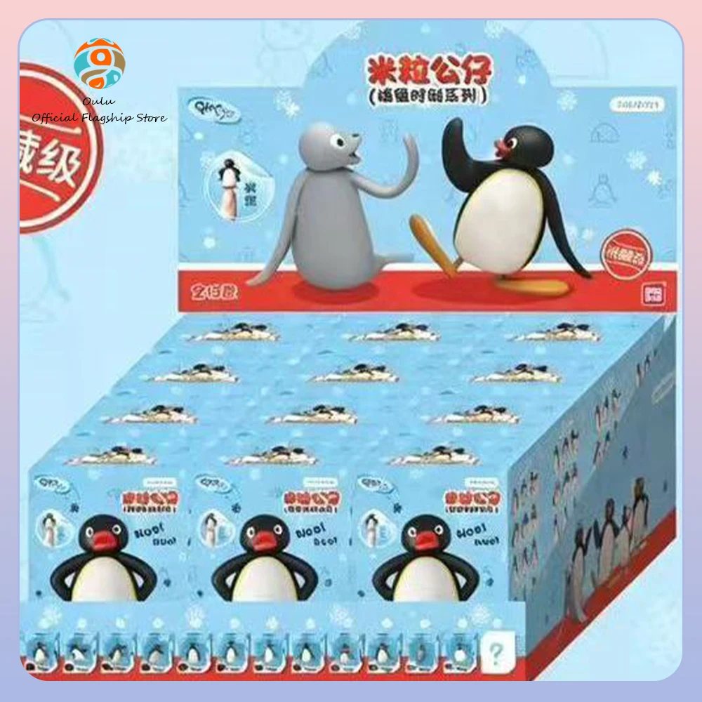 Figura coleccionable de Pingu en caja misteriosa original - imagen 3