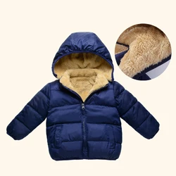 Chaqueta de plumón Cachemira para niños con capucha – Abrigo infantil
