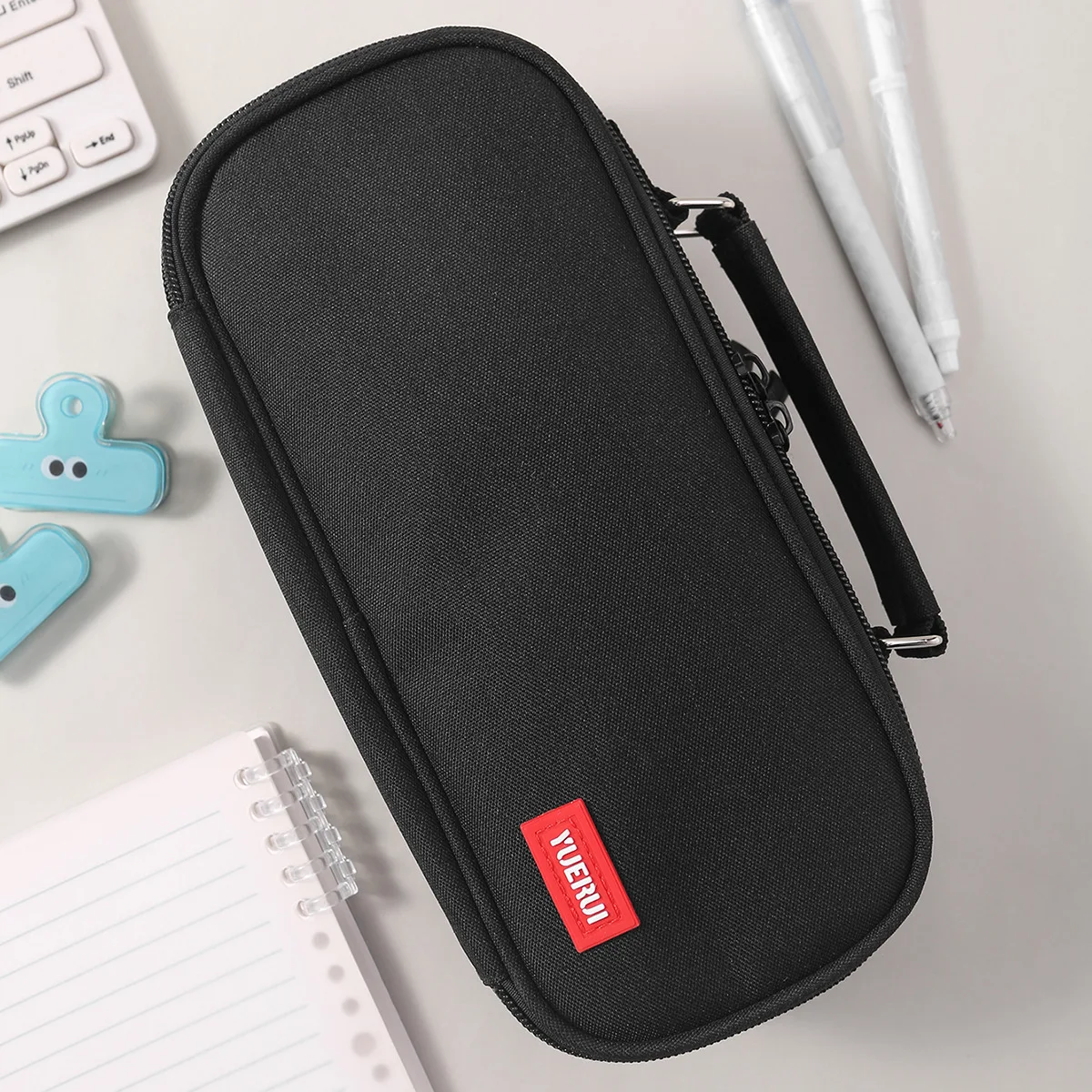 Estuche de lápices en lona multicapa con gran capacidad infantil - imagen 4