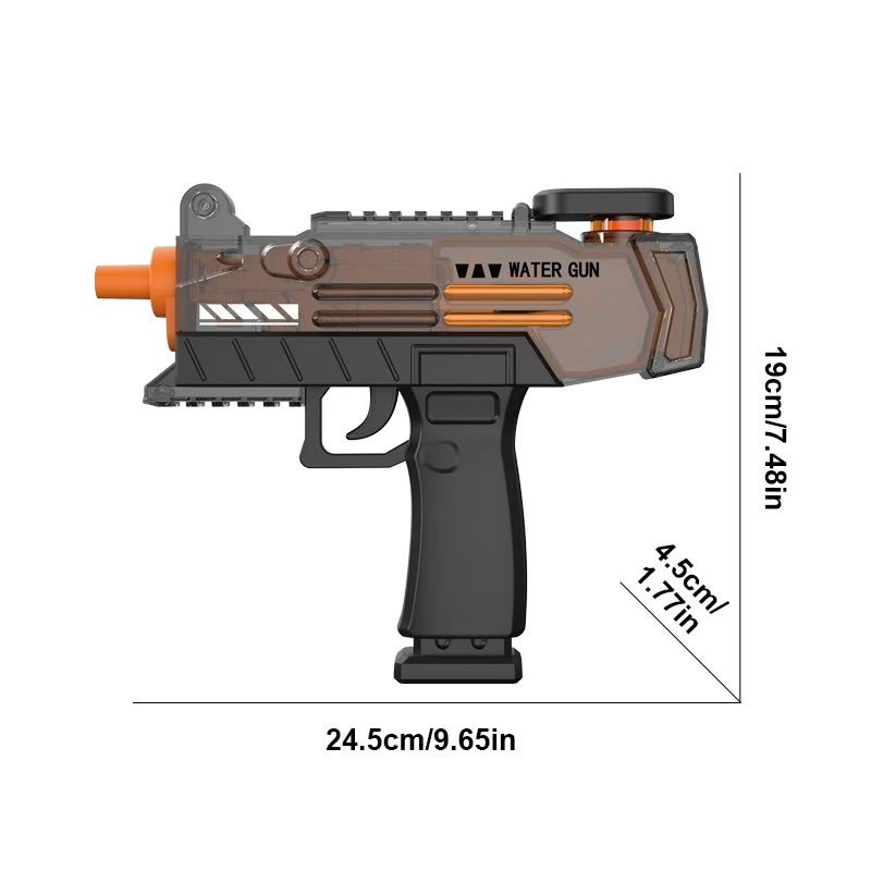 Pistola de agua eléctrica UZI automática de alta potencia - imagen 5