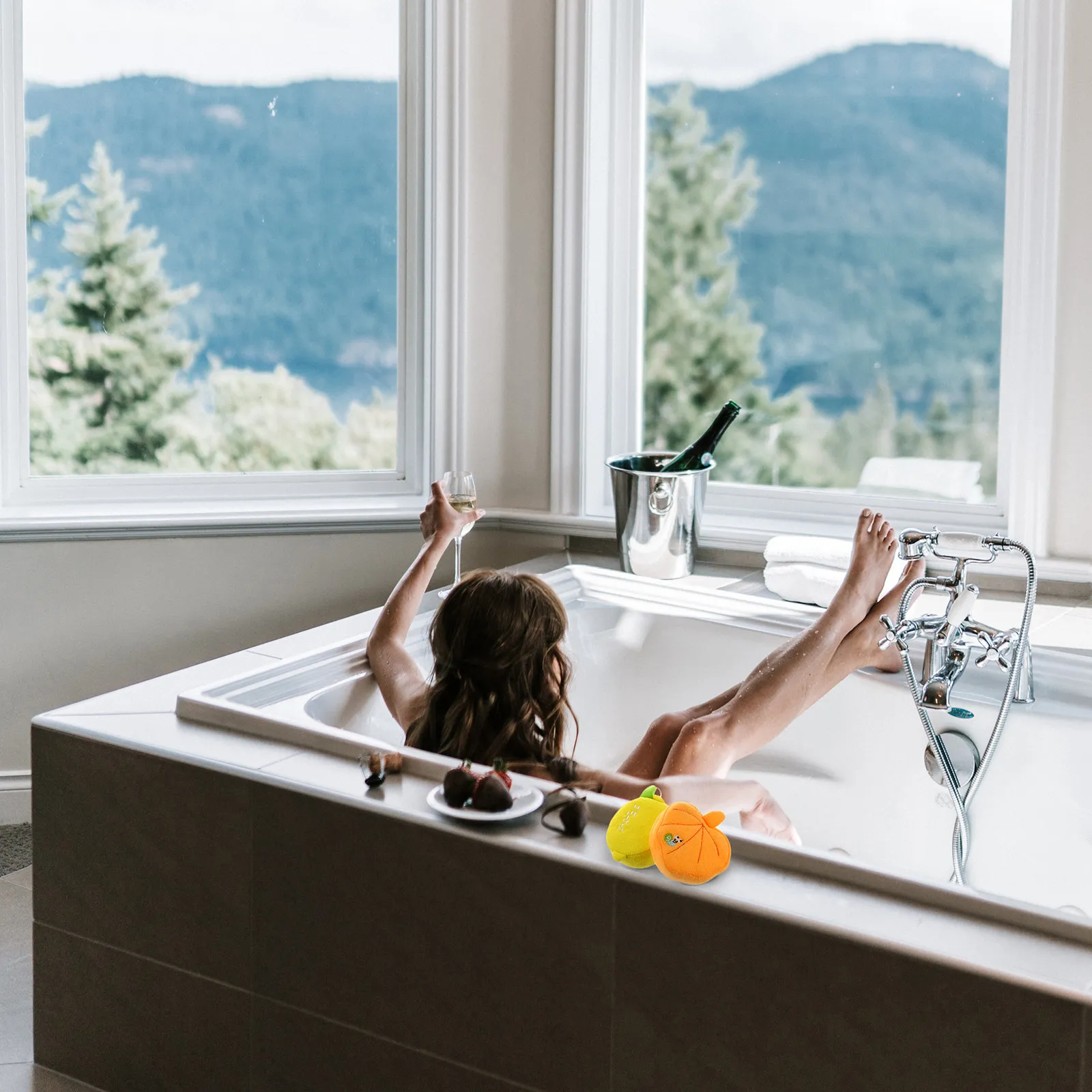 Esponjas de baño para bebés de frutas – exfoliantes suaves diarias - imagen 4