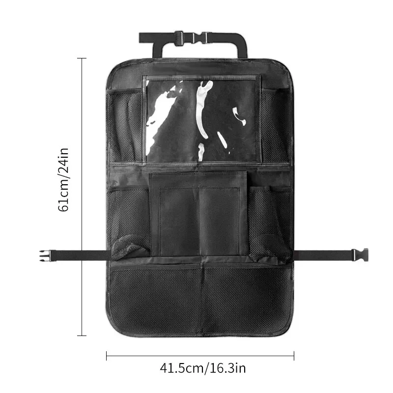 Organizador Simple para asiento trasero – Bolsa antipatadas para niños - imagen 3