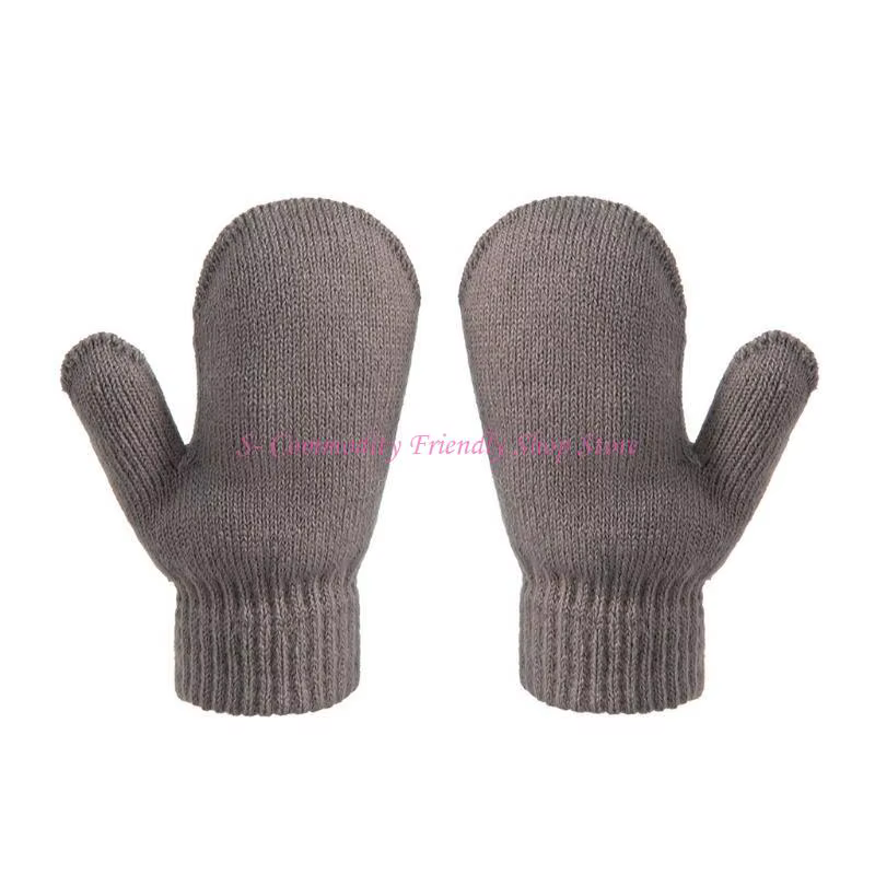 Guantes de bebé invierno punto con dedos completos - imagen 5