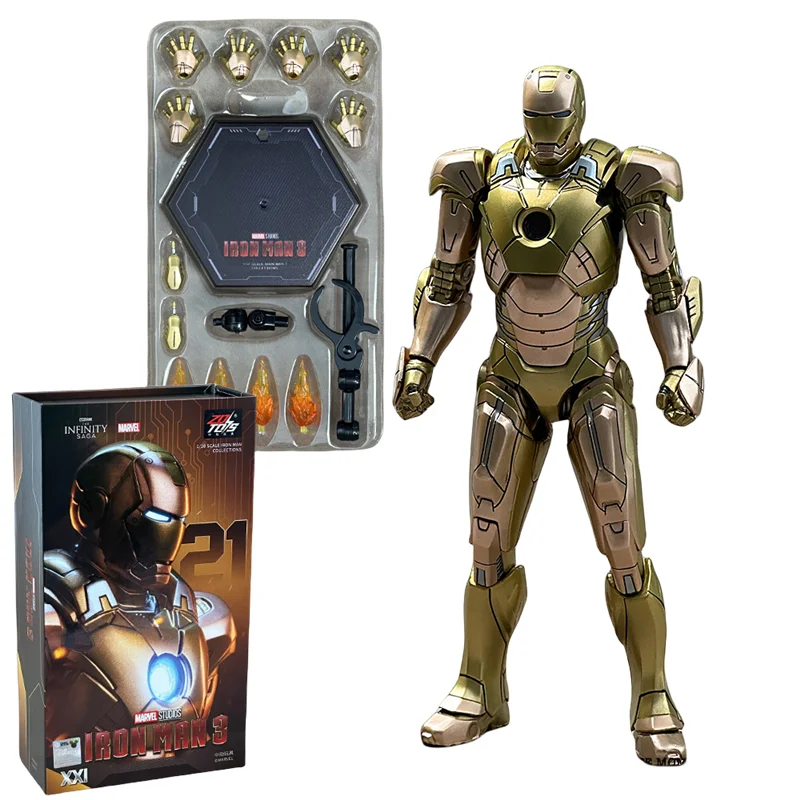 ZD Toys Figura Coleccionable Iron Man Marvel – Estatua Acción Premium - imagen 3