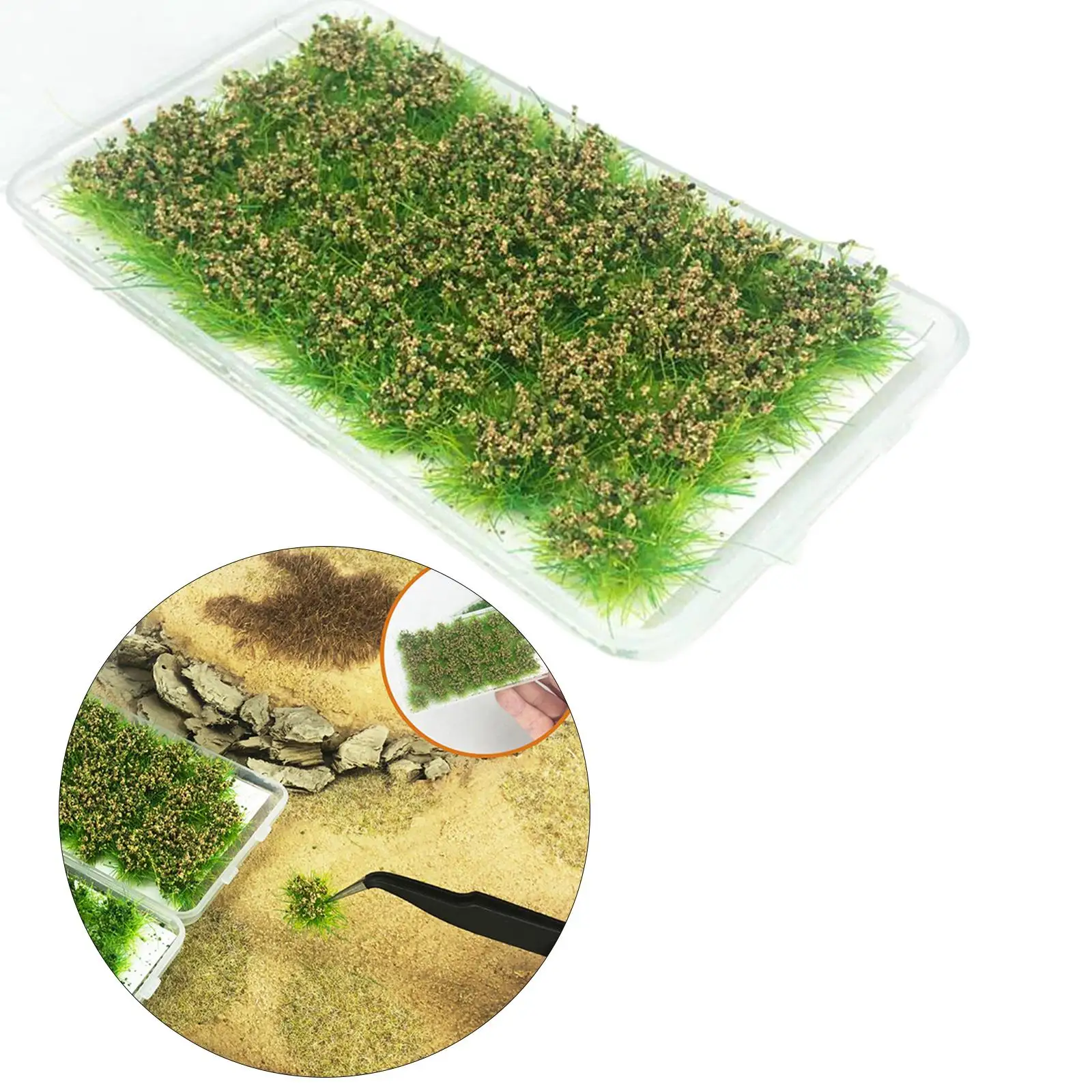 Césped artificial en miniatura para casas de muñecas y jardines - imagen 3