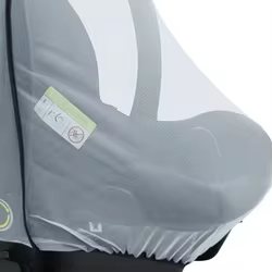 Coche de bebé con mosquitera y portabebés – Sistema de viaje completo