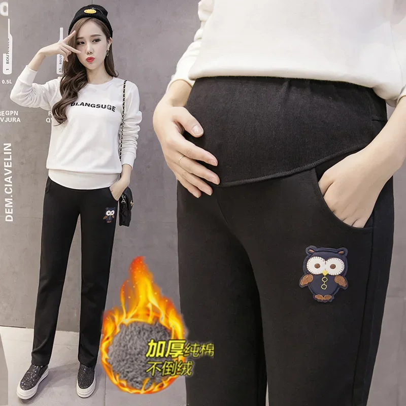 Leggings premamá de algodón con cintura alta