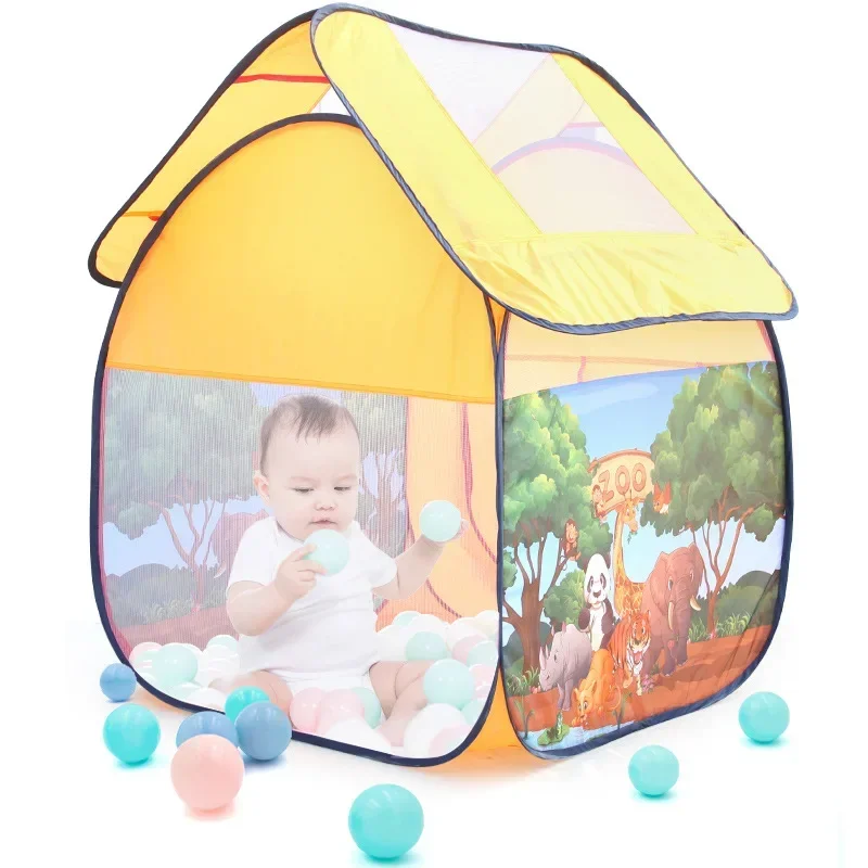 Castillo de princesa plegable para patio: tienda juegos infantil