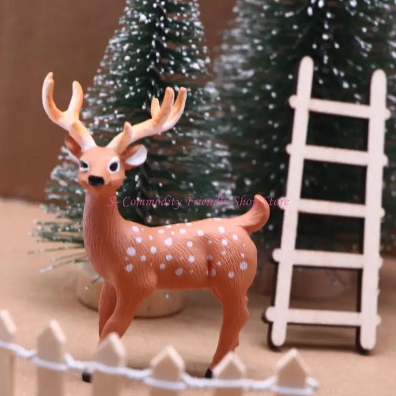 Puerta de renos en miniatura para casas de muñecas infantiles - imagen 5