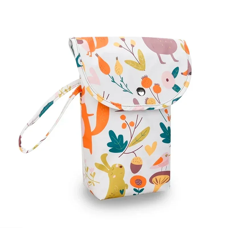 Bolsa de pañales impermeable para bebé con compartimento seco y húmedo - imagen 4