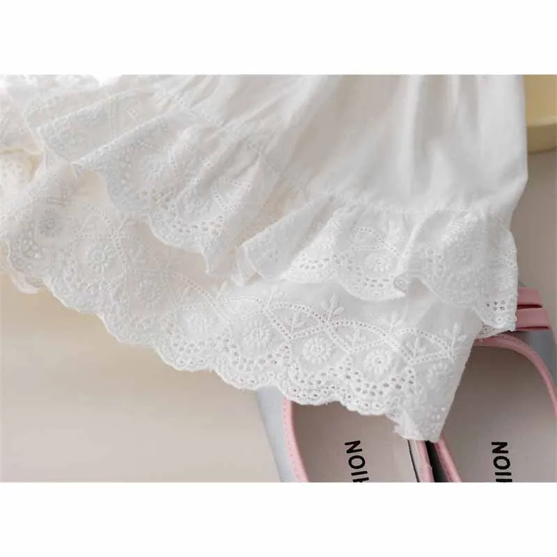 Pantalones cortos de verano para niña, estilo informal encaje - imagen 5