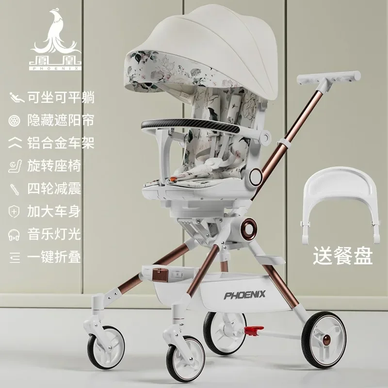 Andador plegable para bebé con botón y asa de mano - imagen 3