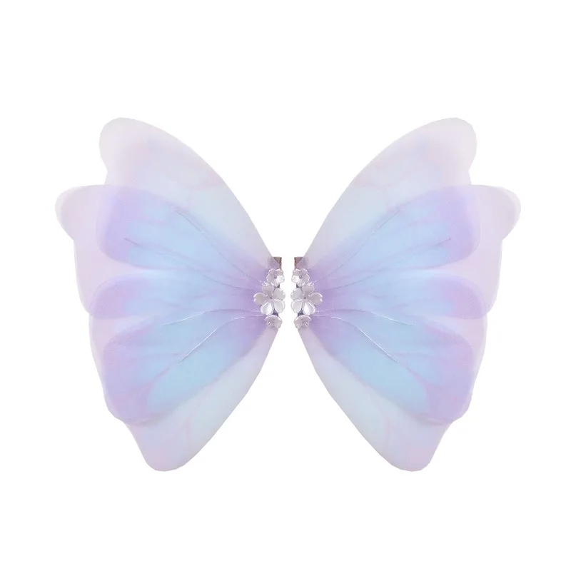 Súper Hada pinzas de cabello tul mariposa vintage para niñas