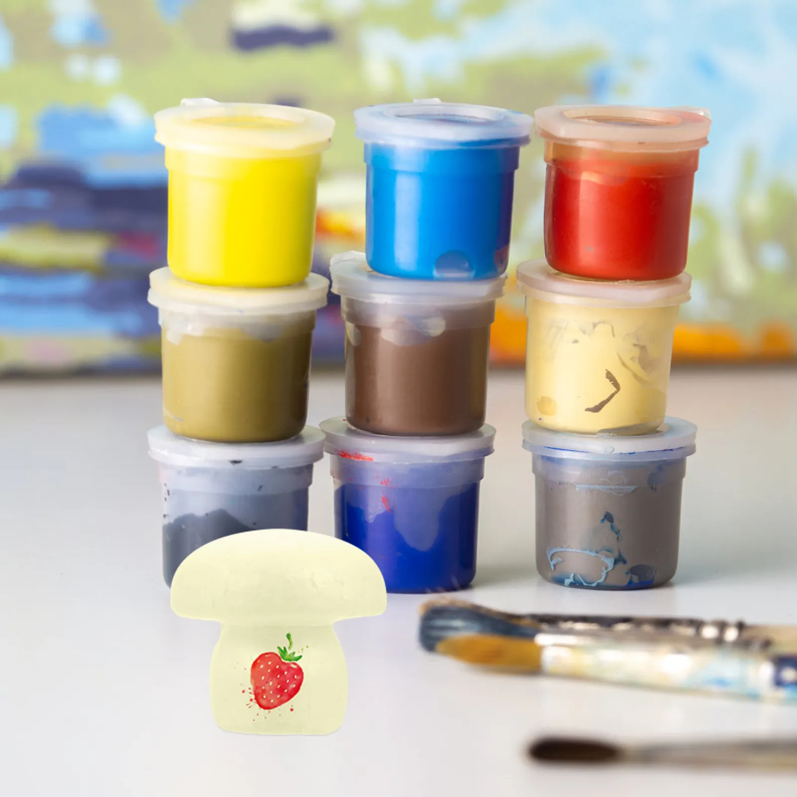 Modelos de hongos de espuma para manualidades infantiles - imagen 5