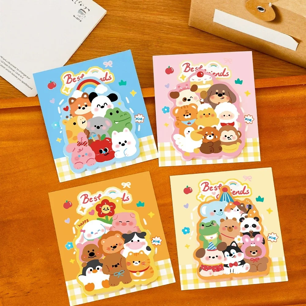 Notas adhesivas animales reutilizables para niños y estudiantes - imagen 5