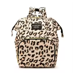 Bolsón cambiador impermeable con estampado para bebé