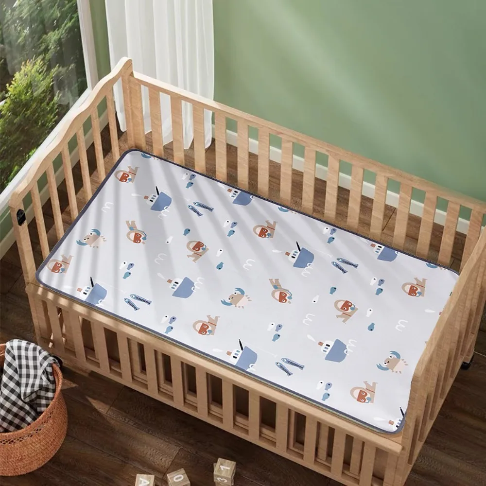 Protector impermeable para cuna y cama de bebé transpirable