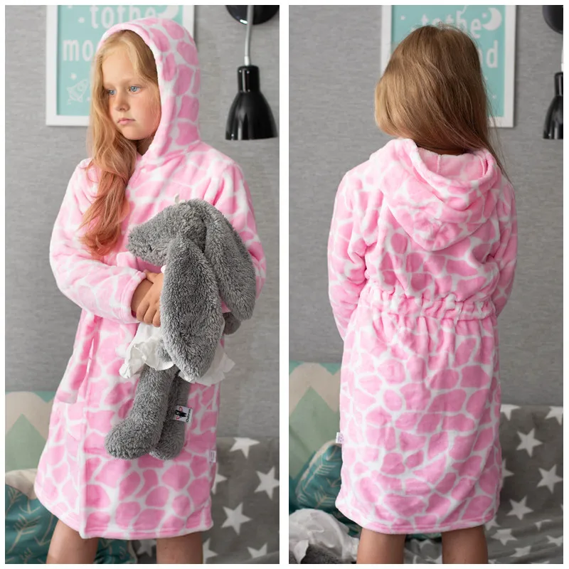 Bata de franela suave para niña – Pijama de invierno cómoda - imagen 5