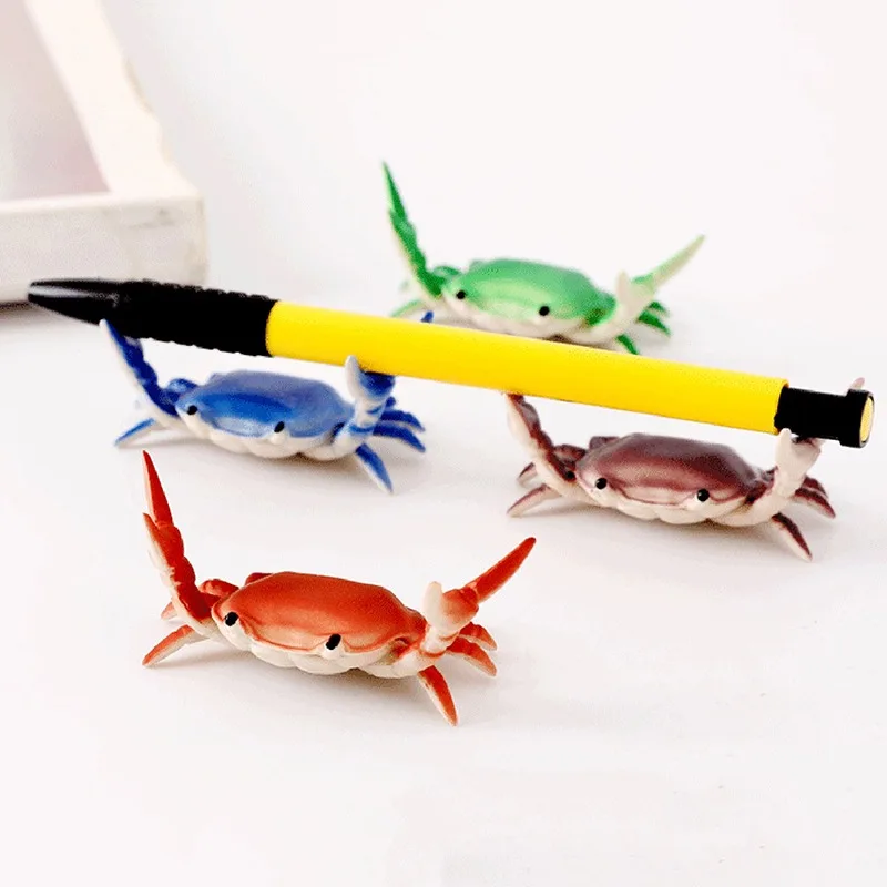 Portalápices infantil con diseño de cangrejo para escritorio escolar - imagen 2