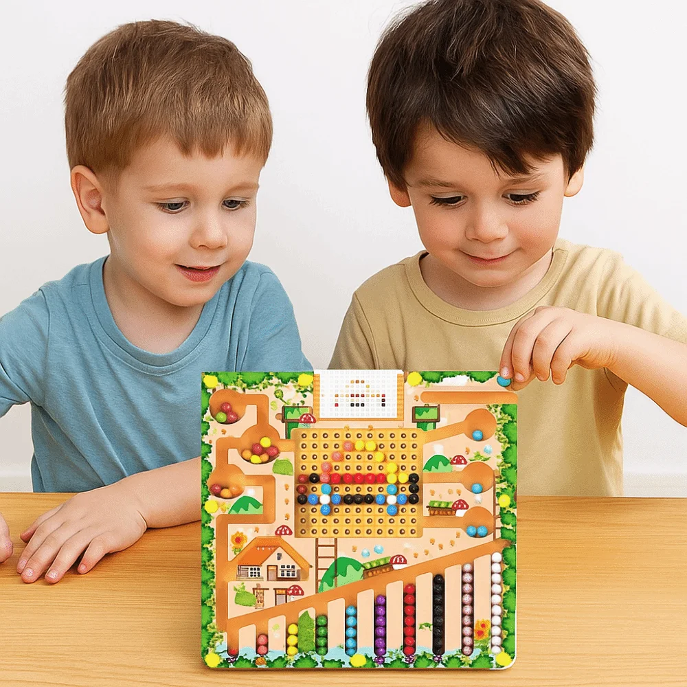 Juego Montessori de clasificación magnética