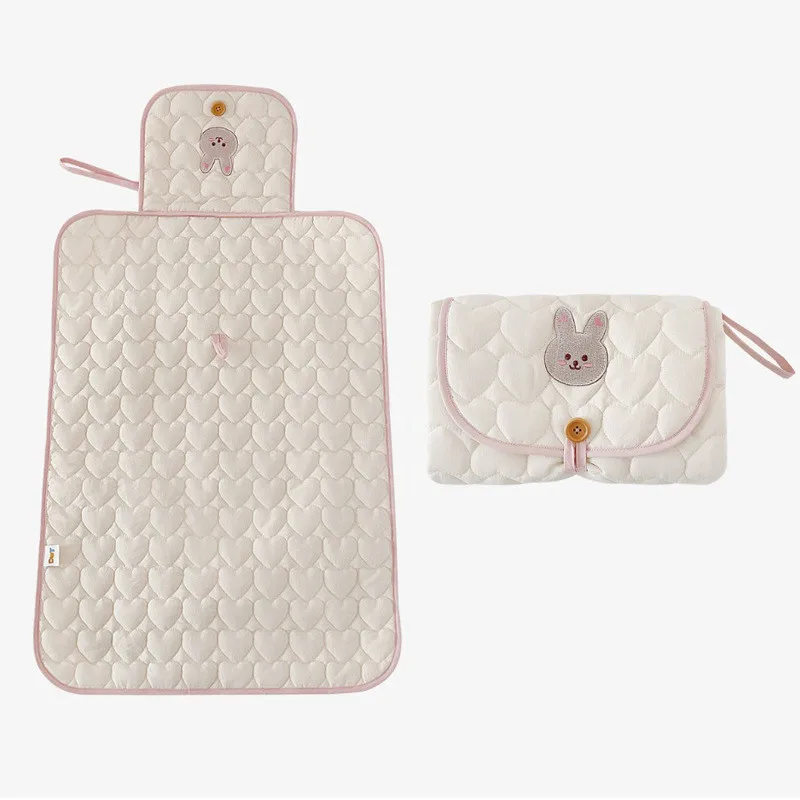 Alfombrilla cambiador impermeable plegable para bebé: práctica - imagen 3