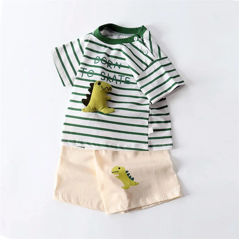 Conjunto niño estampado de algodón: camiseta y short a juego - imagen 4