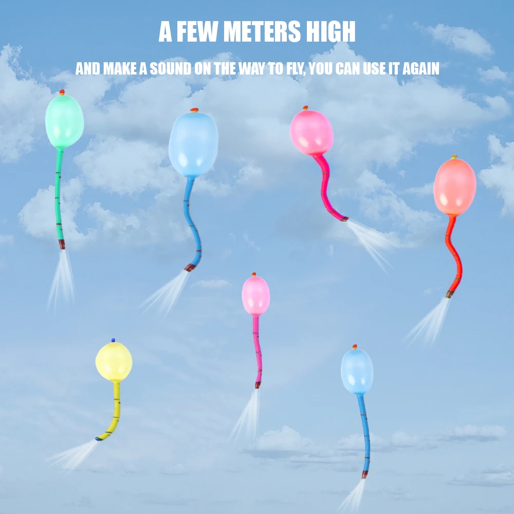 Globo volador de cohete multicolor para niños - imagen 3