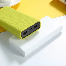 Xiaomi funda para batería externa de silicona 10000mAh con USB dual