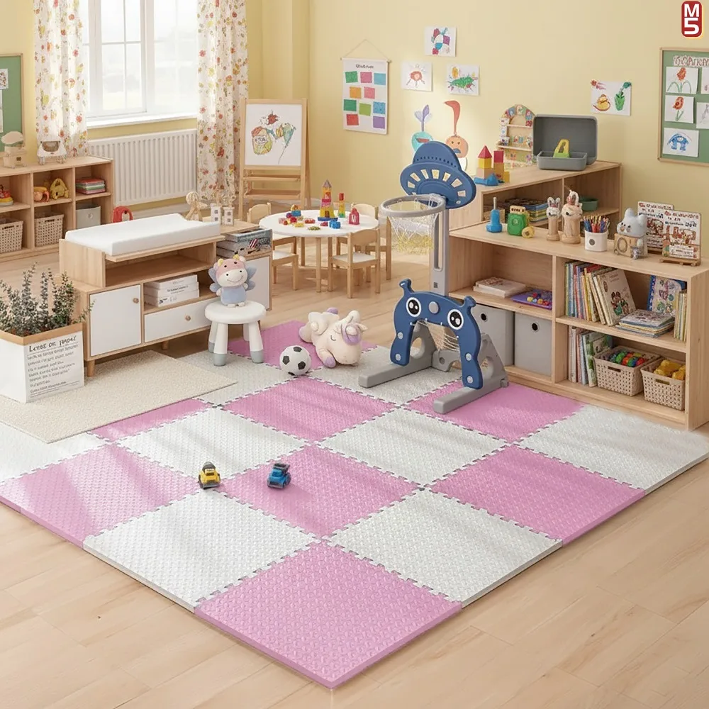 Alfombra de juegos para bebés DHDH vista general