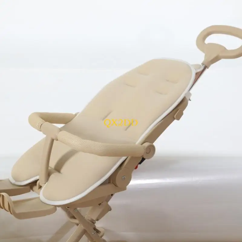 Cochecito bebé QX2D con amortiguación y funda extraíble fácil - imagen 3