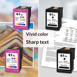 Cartuchos de tinta negro y color compatibles para DeskJet