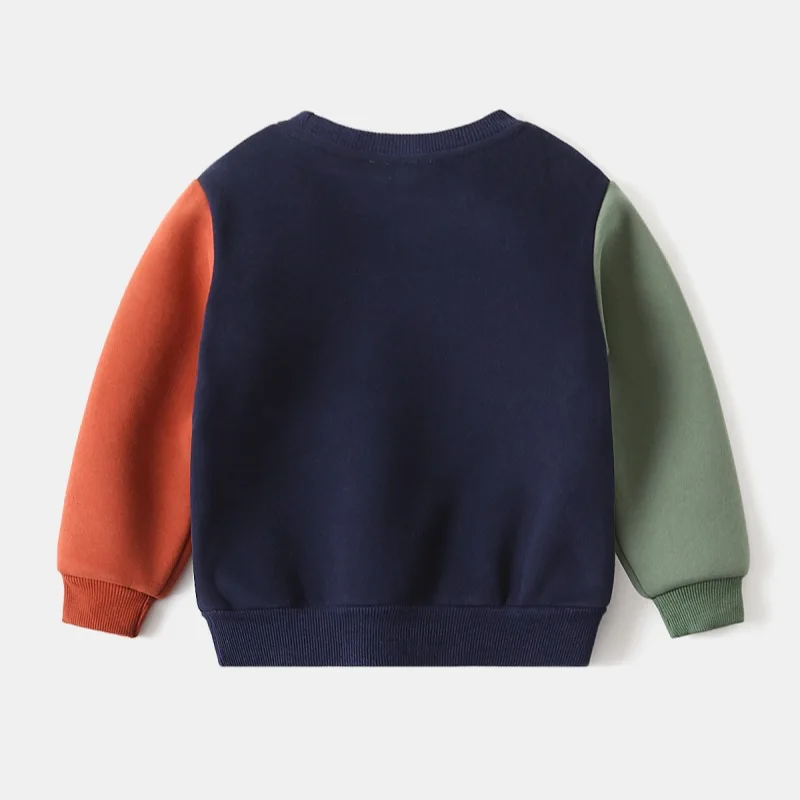 Sudadera acolchada térmica de invierno para niños, manga larga - imagen 2