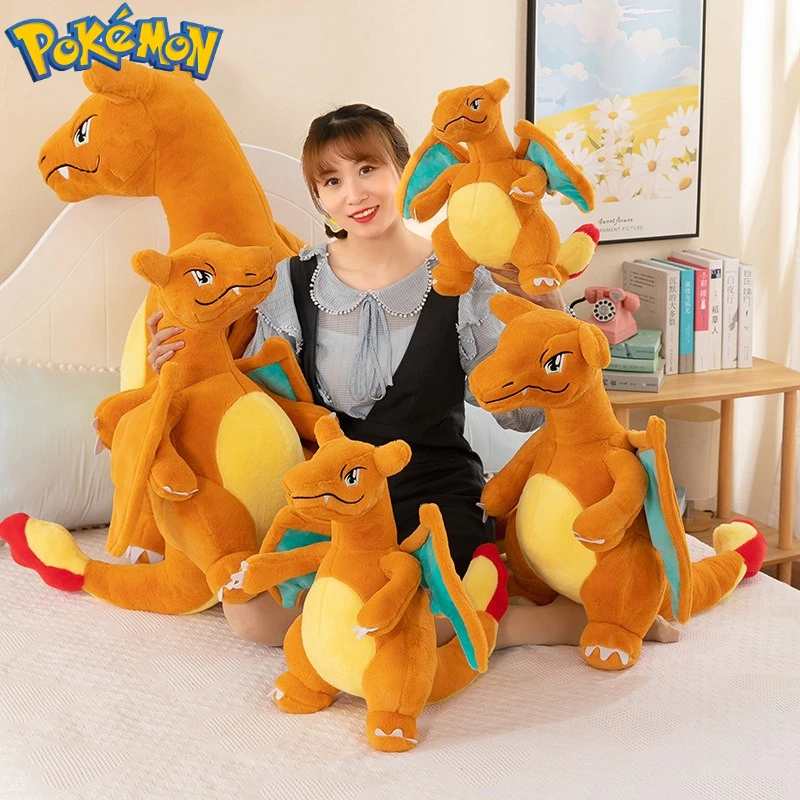 Peluche Charizard suave estilo anime, cojín para niños - imagen 2