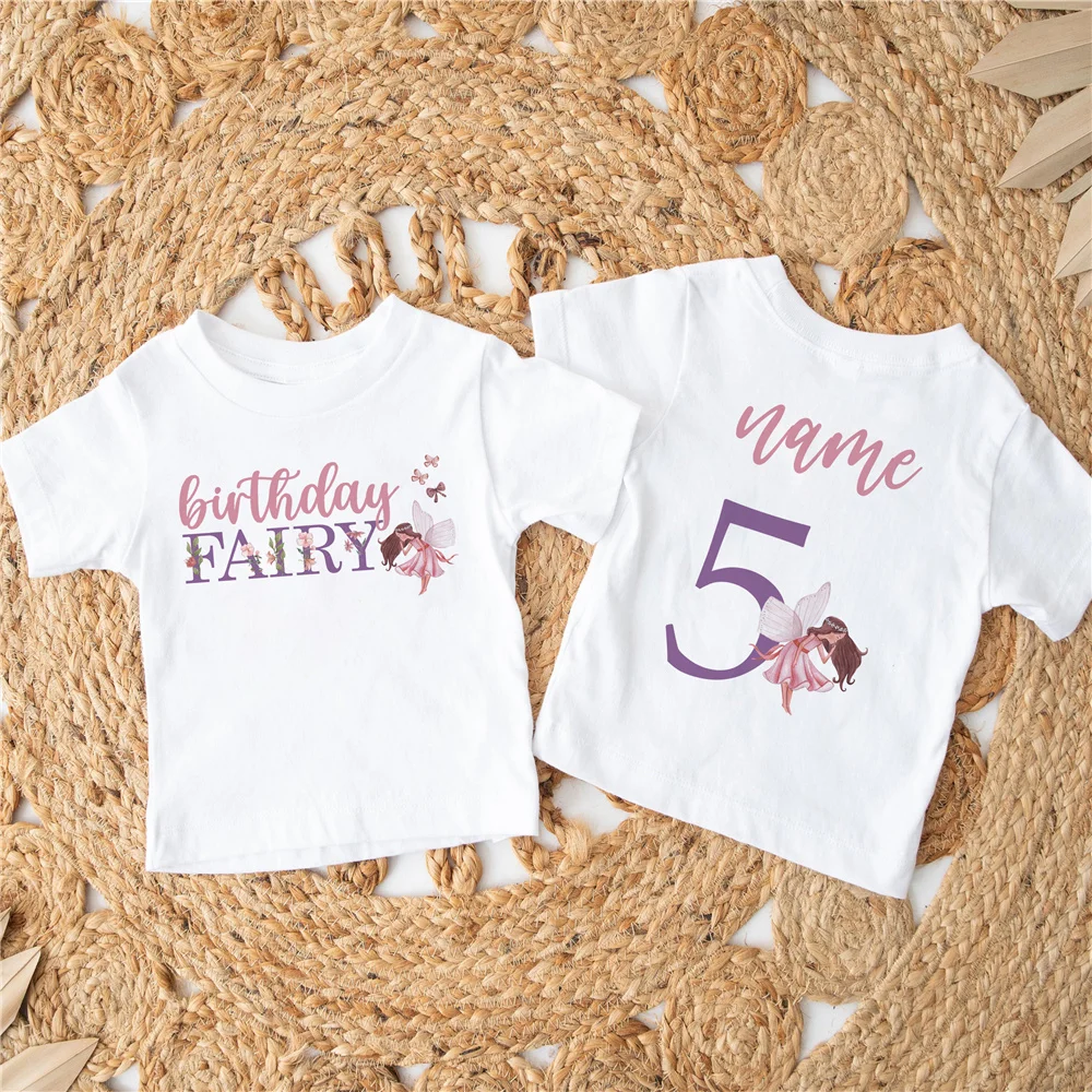 Camiseta personalizada de hadas para niña – Fiesta de cumpleaños - imagen 4