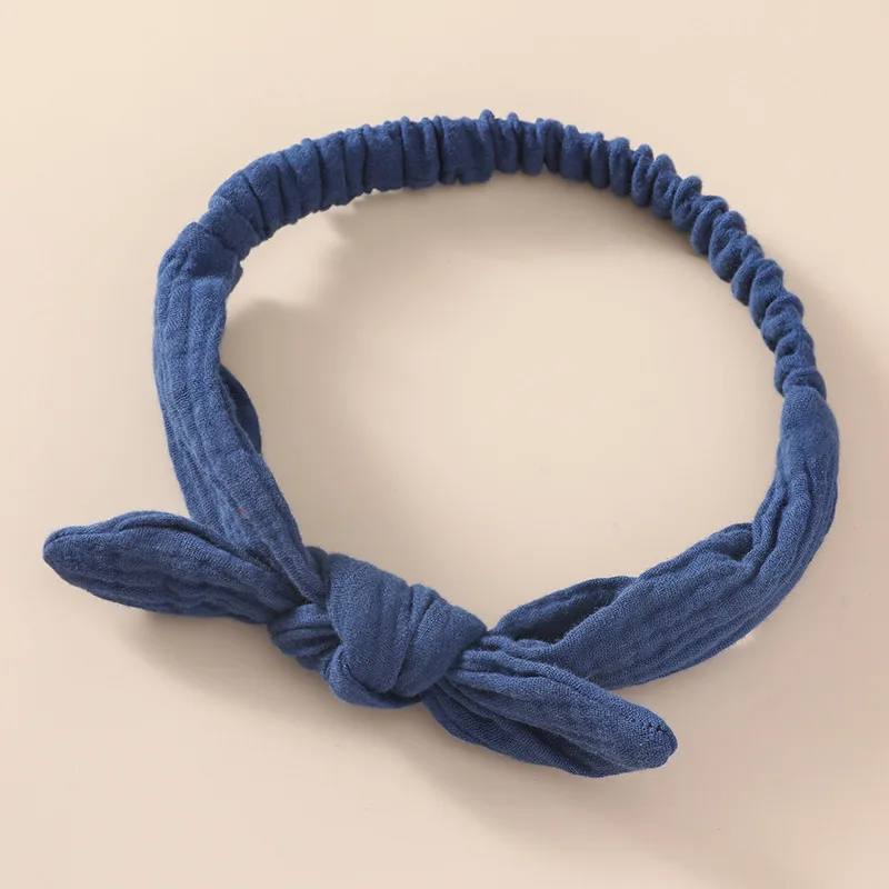 Diademas elásticas para bebé: turbante con orejas de conejo suave - imagen 5