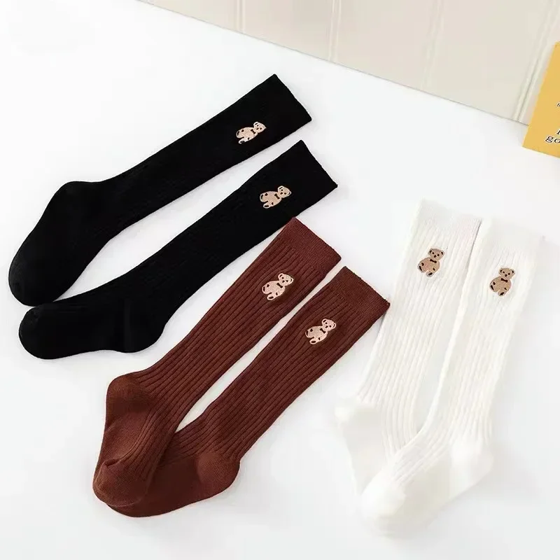 Calcetines infantiles algodón suaves con oso cómodos para niños - imagen 3