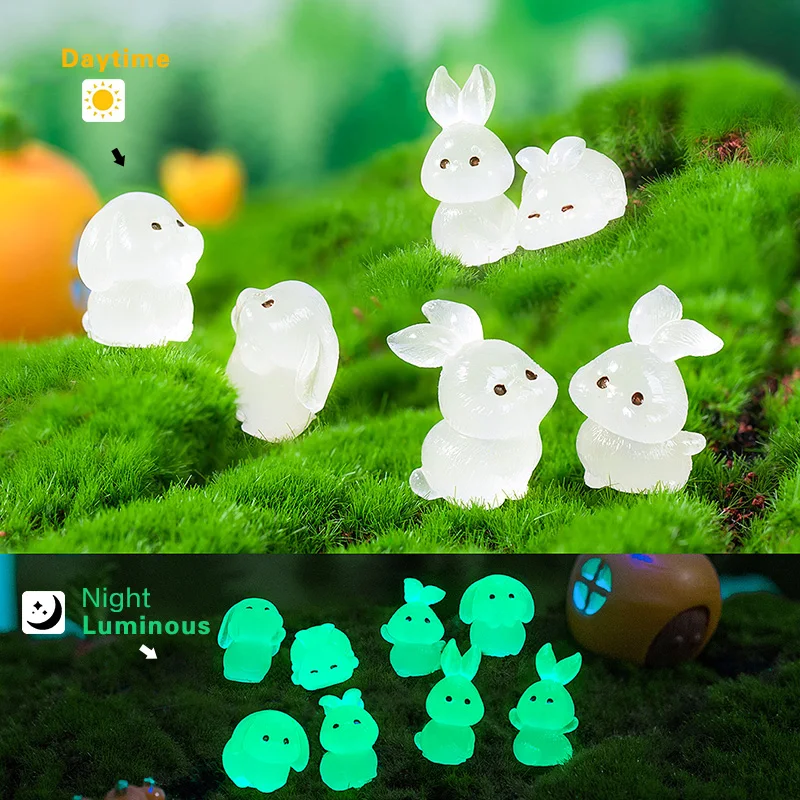 Decoración de conejo de Pascua para habitación infantil - Figura moderna - imagen 2
